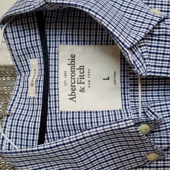 NEW Abercrombie Fitch Muscle L shirt 100% cotton - Picture 3 of 4